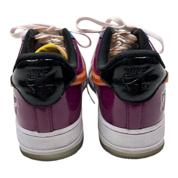 Nike Air Force 1 Low Sp Undefeated Multi Patent Total Orange - DV5255-400 Sz 10 - Picture 4 of 8